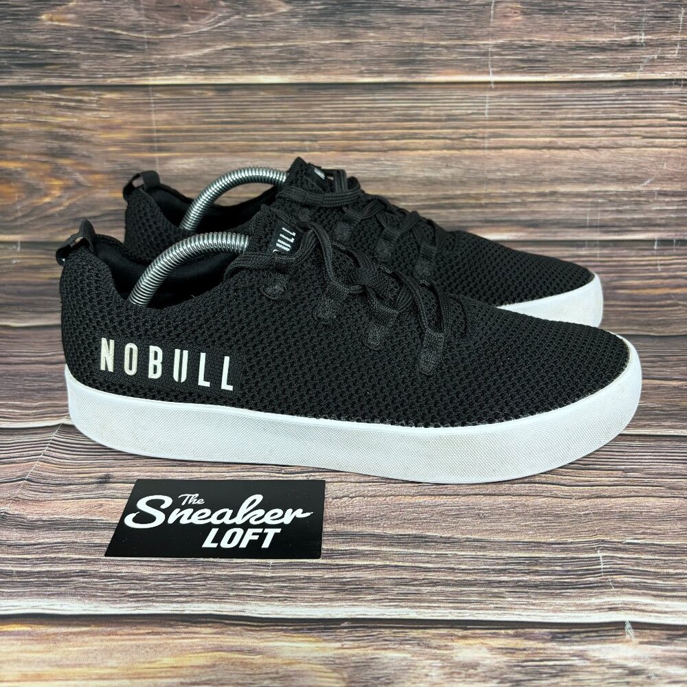 NOBULL Men's Rec Trainer Black White Mesh Athletic Shoes Size‎ 11